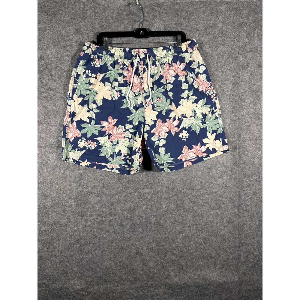 Men's‎ Brooks Brothers Swim Trunks with Mesh Brief  XL Multicolor Floral